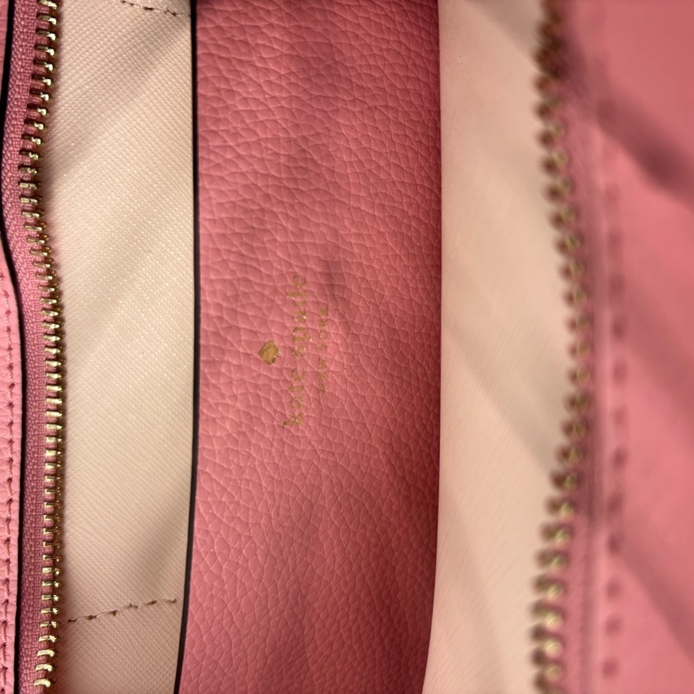 Kate Spade Blush Pink Eva Satchel Bag Shoulder bag Crossbody Vacation - Picture 7 of 9